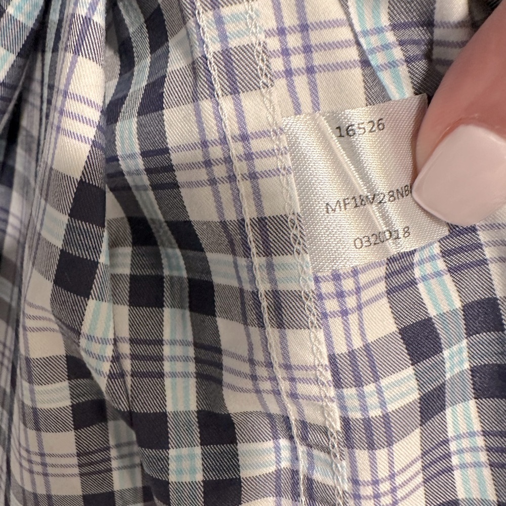 Peter Millar Long Sleeve Collared Button Down, Xx… - image 2